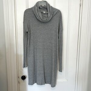 Gap cowl neck grey dress
